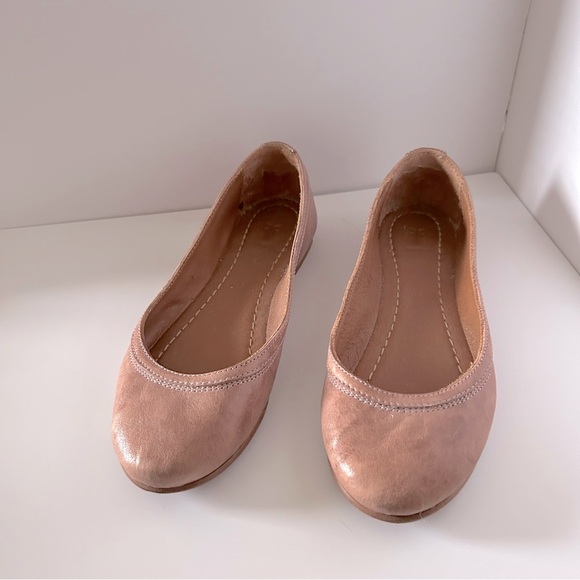Frye Pink Leather Flats - Picture 3 of 8